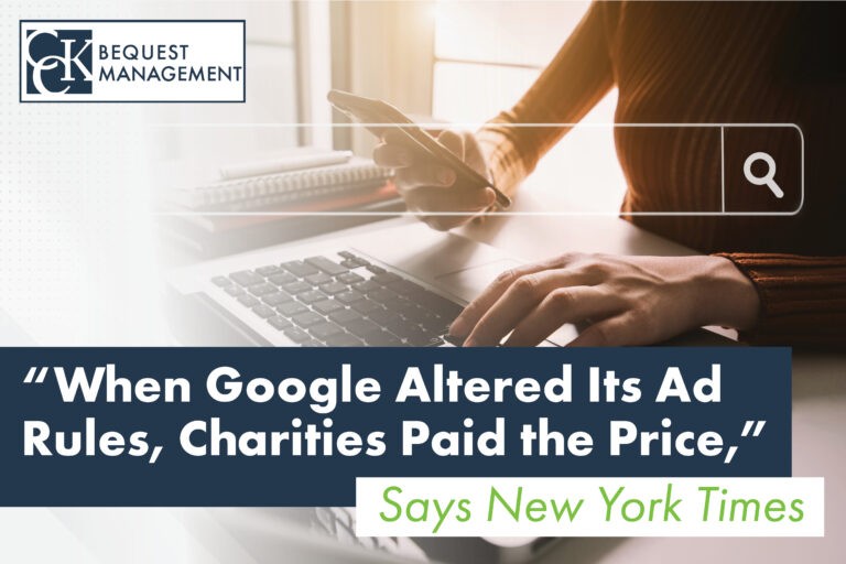 "When Google Altered Its Ad Rules, Charities Paid the Price," Says New York Times